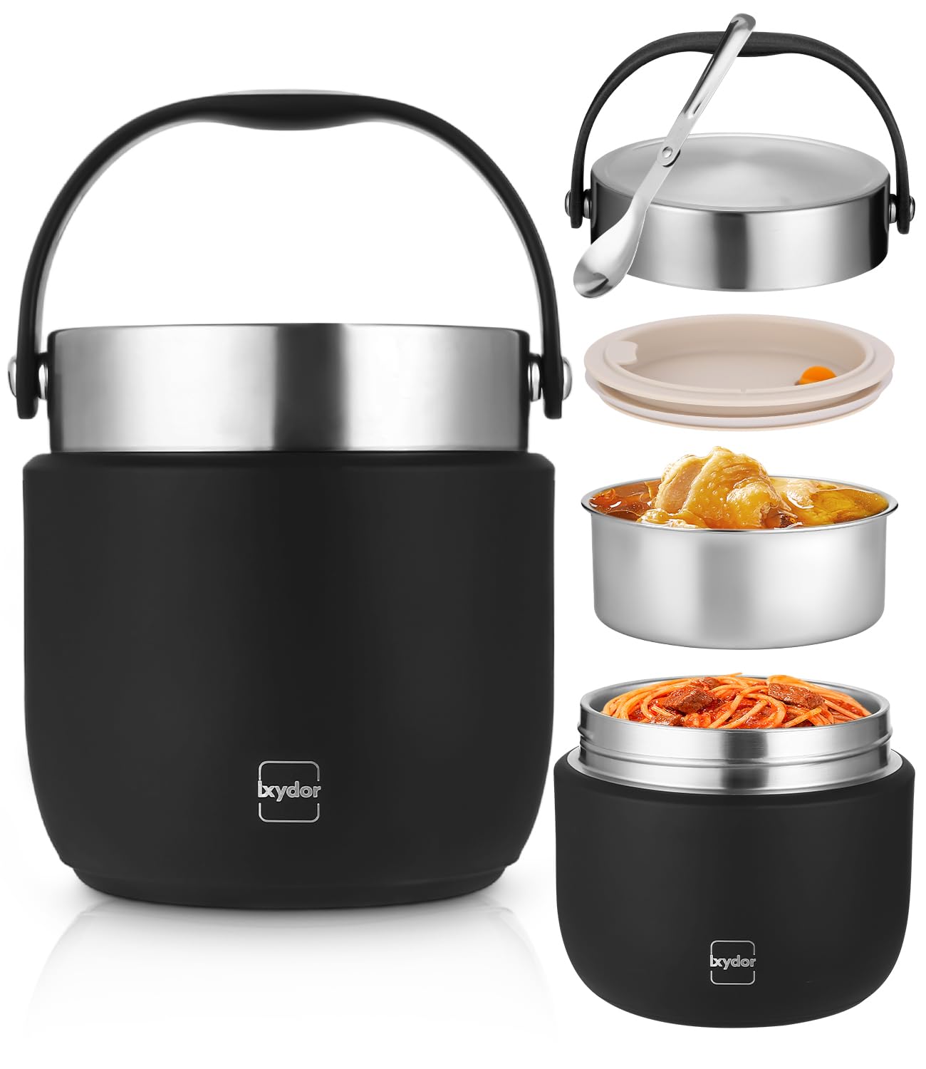 Boîte repas isotherme 1200ml pour éviter les micro-ondes du bureau