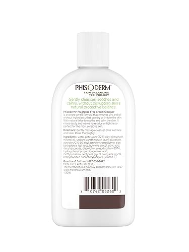 Miniatura 2 de Phisoderm Limpiador de crema sin fragancia para piel sensible 6 oz paquete de 4