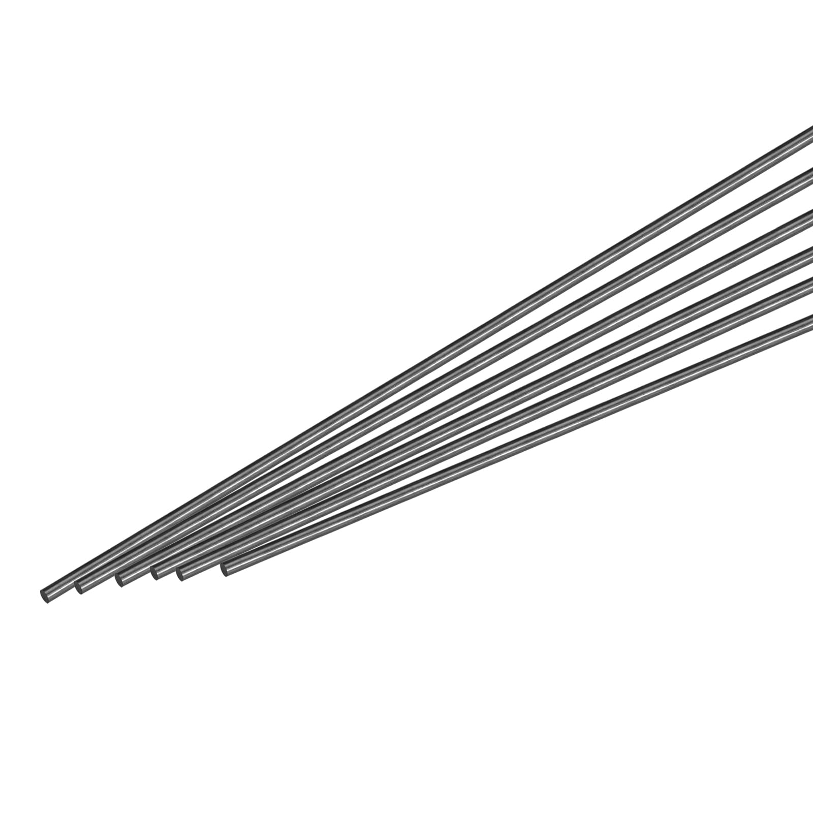 MECCANIXITY Carbon Fiber Rod Pole, 2mm x 300mm for RC Car Plane DIY Tool Wing Tube Quadcopter Arm, Pack of 12