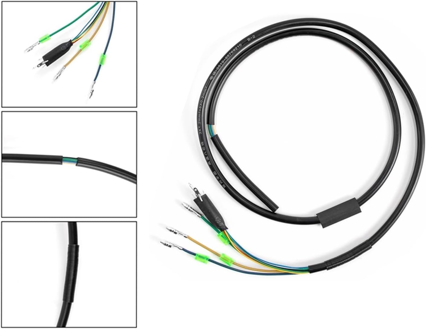 Scooter Parts 1/3/6pcs Engine Motor Cable with 5 Wires Hall Senor Connector Compatible with Kugoo M4/M4 Pro Electric Scooter Kickstand Repair Accessories(6pcs)