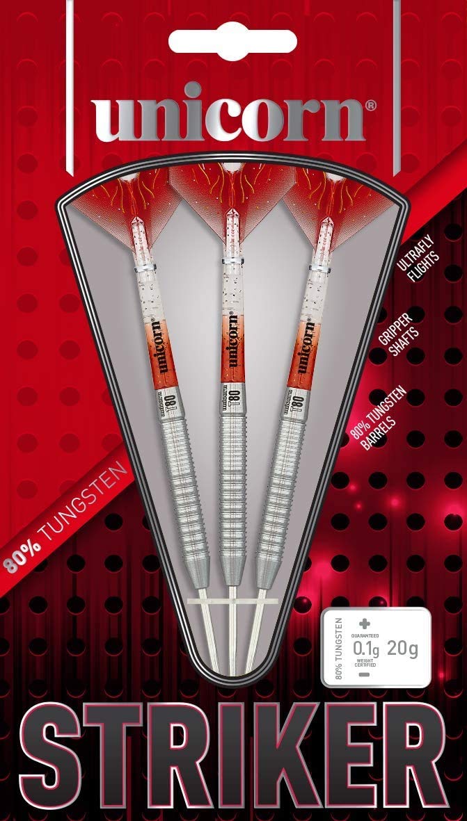 Unicorn Core XL Striker Steel Tip Darts - Red, 21g : Amazon