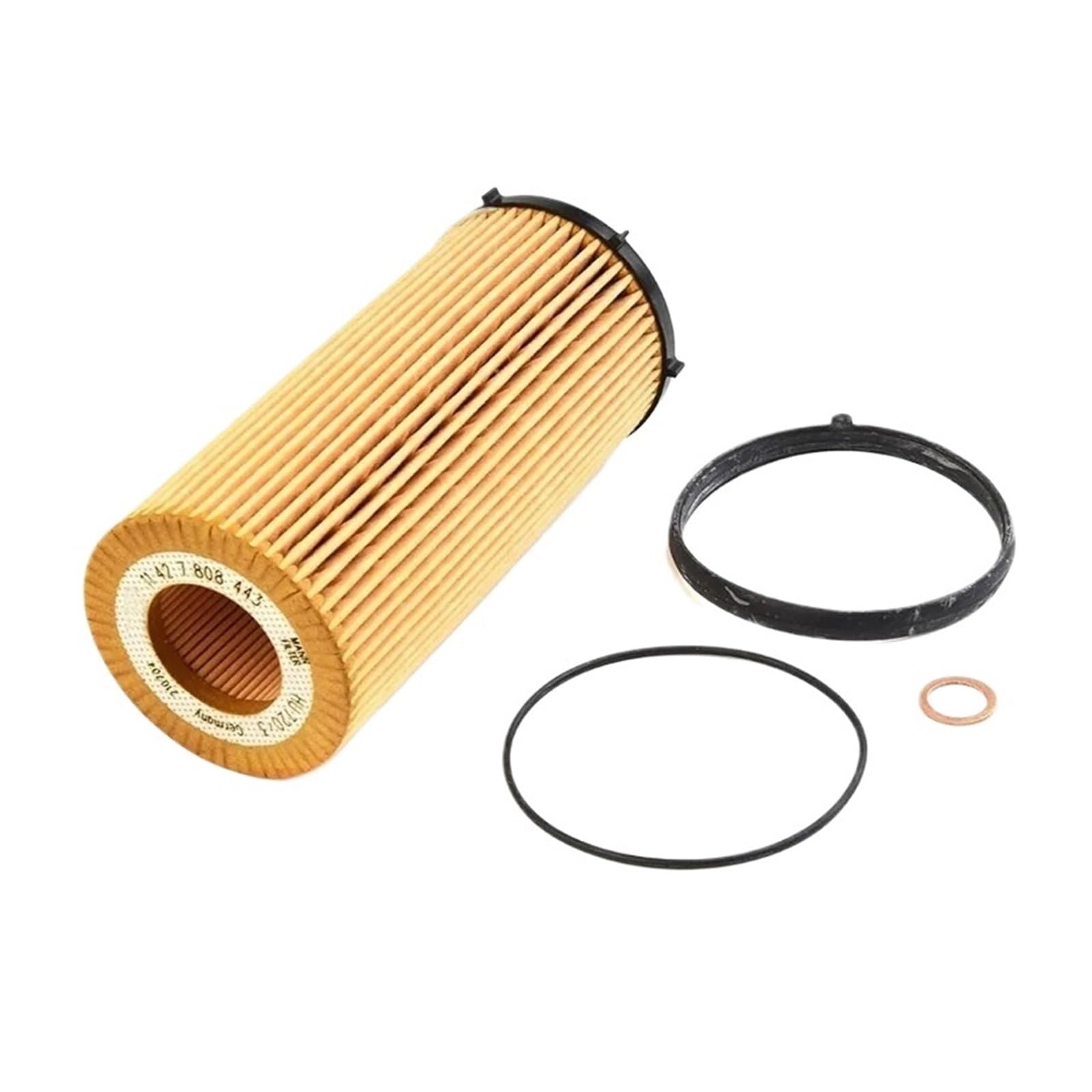 10 filtros de aceite for coche Compatible Con BMW X5 X6 Serie 3 5 7 E90 E92 E93 E91 3.0L 2008-2013 11427808443 Repuesto