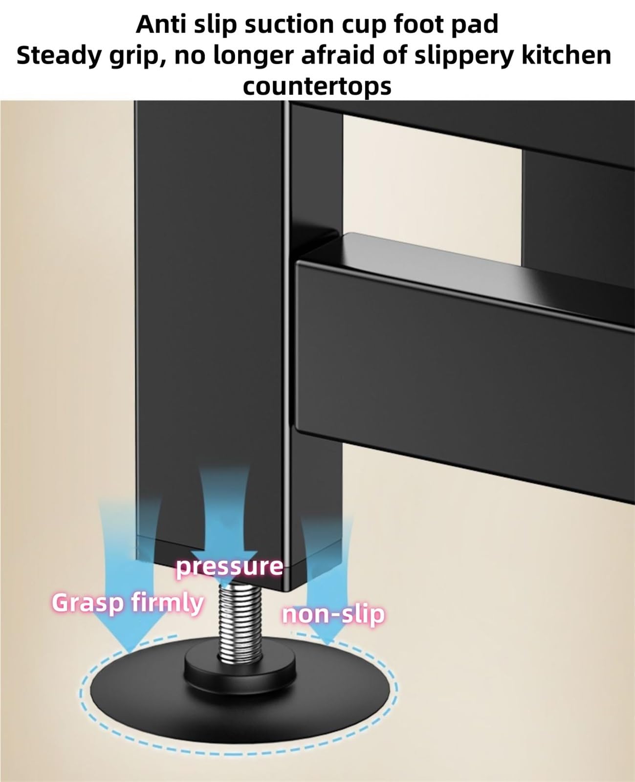 Escurridor de platos de 3 niveles para fregadero – Cocina multifuncional con tapa de gran almacenamiento para platos, diseño resistente (105 cm) – perfecto para espacios de cocina ordenados