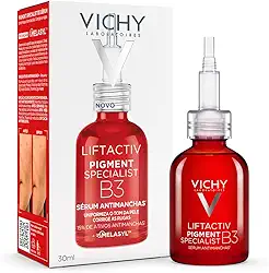 Vichy Liftactiv Pigment Specialist, Sérum Antimanchas, Clareador Facial, Reduz Melasma e Manchas Solares, Uniformiza o Tom Com Tecnologia Melasyl, Niacinamida B3 e Ácido Tranexâmico 30ml