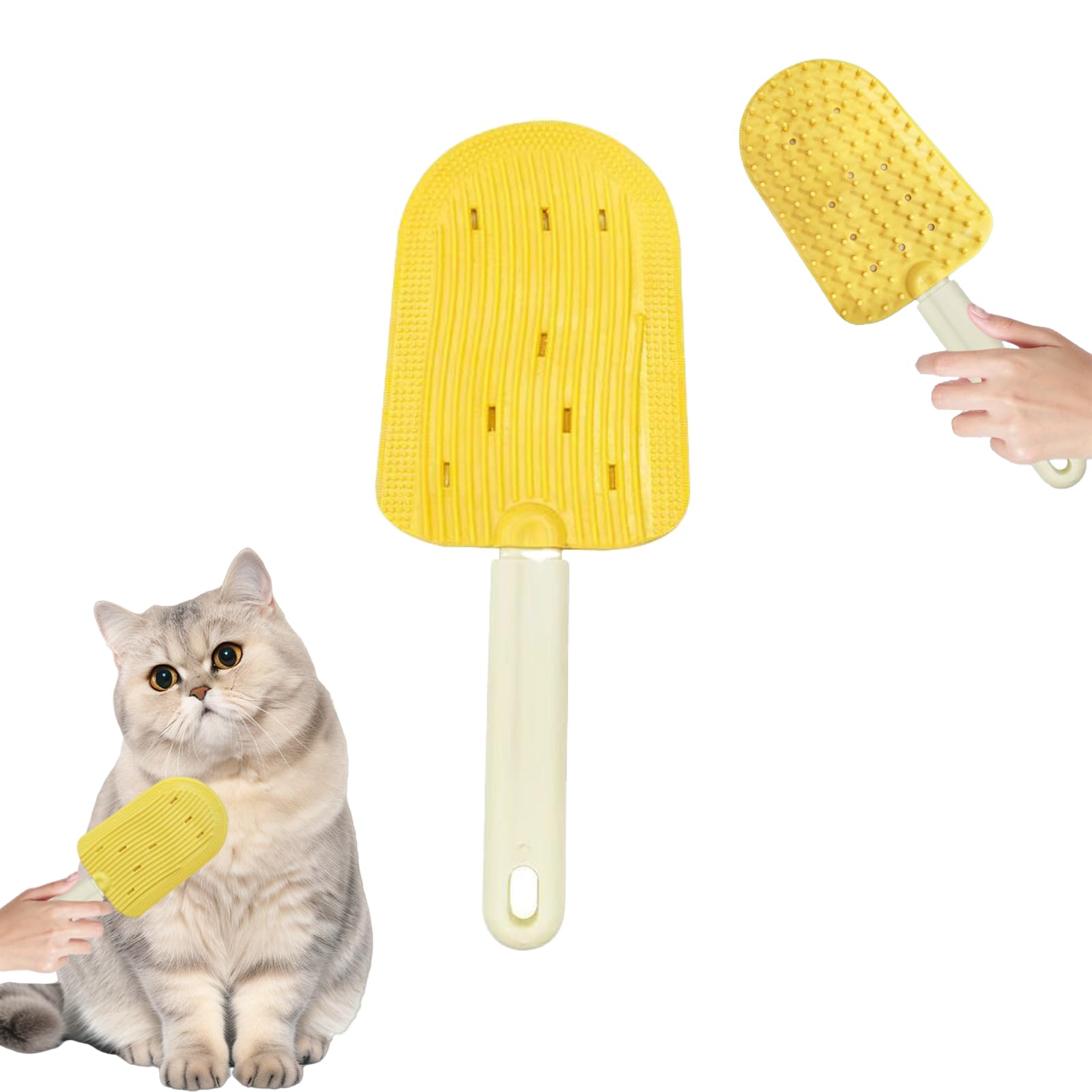 Cat Silicone Bristles (Yellow)