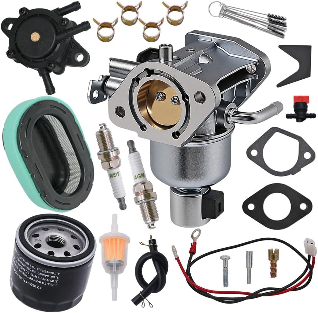 32 853 99-S Carburetor Kit Fit for Kohler KT725 KT730 KT735 KT740 Series Engines Replace 32-853-99-S KH-32-853-99-S Carb With Air Filter Oil Filter