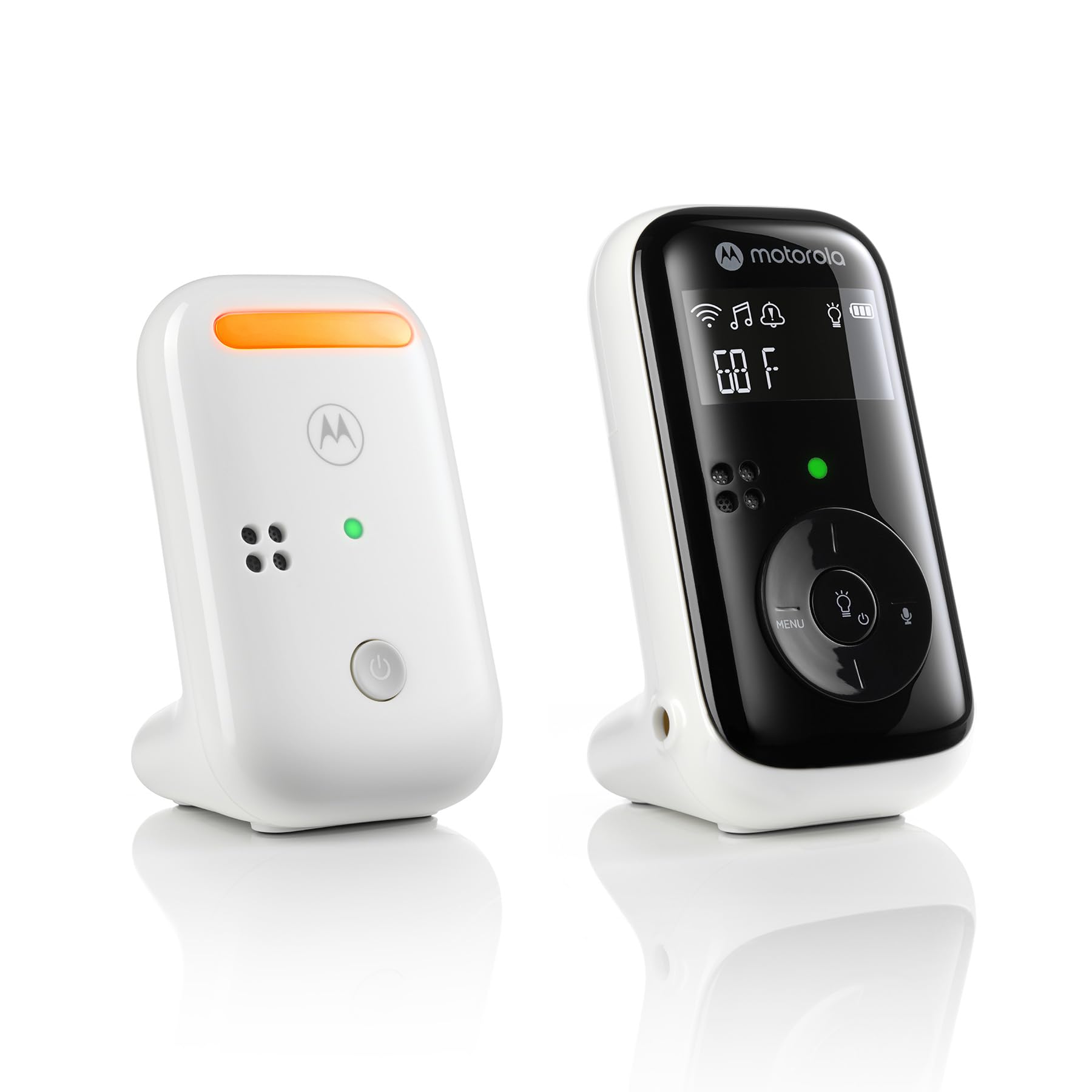 Motorola Nursery Vigilabebés PIP11 con Canciones de Cuna, Luz Nocturna, Monitor de Temperatura, Habla Bidireccional, Micrófono de Alta Sensibilidad, Alcance hasta 300m, Pantalla LCD