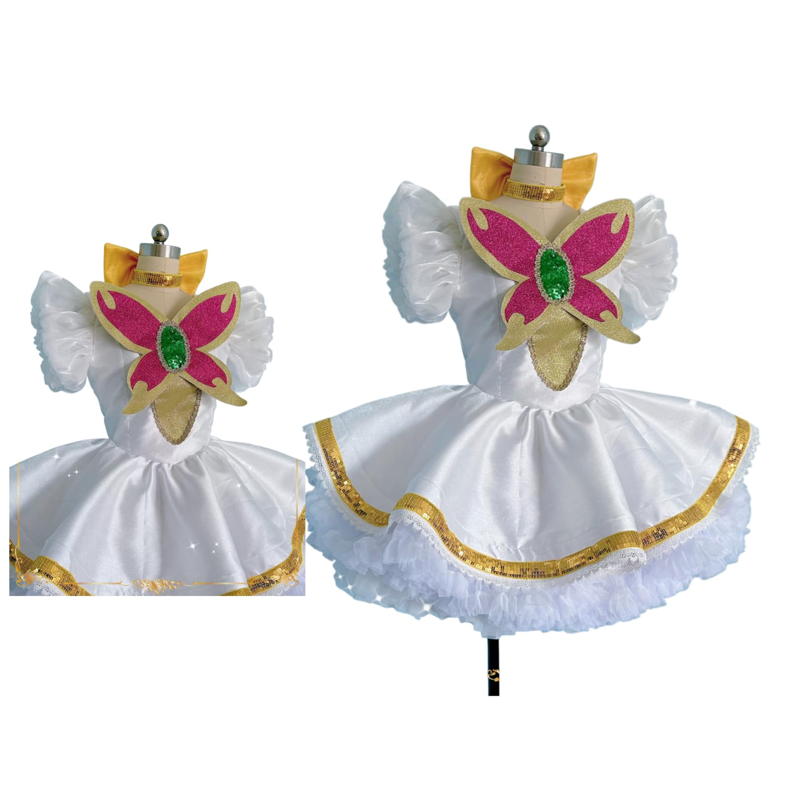 コスプレ プリキュア5 春日野うらら キュアレモネード 衣装 ウィッグ Amazon.co.jp: 「zataoni900」 春日野うらら／キュアレモネード