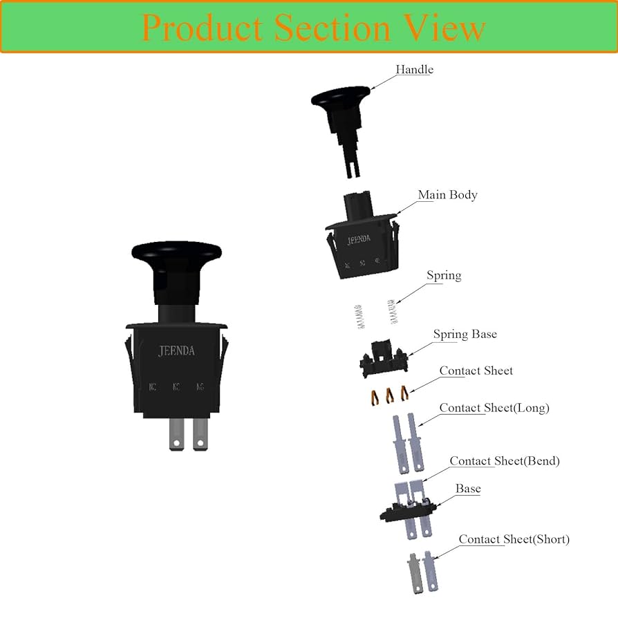 PON　804040 Amazon.com : JEENDA PTO Switch 430-095 95-7489 93-9998