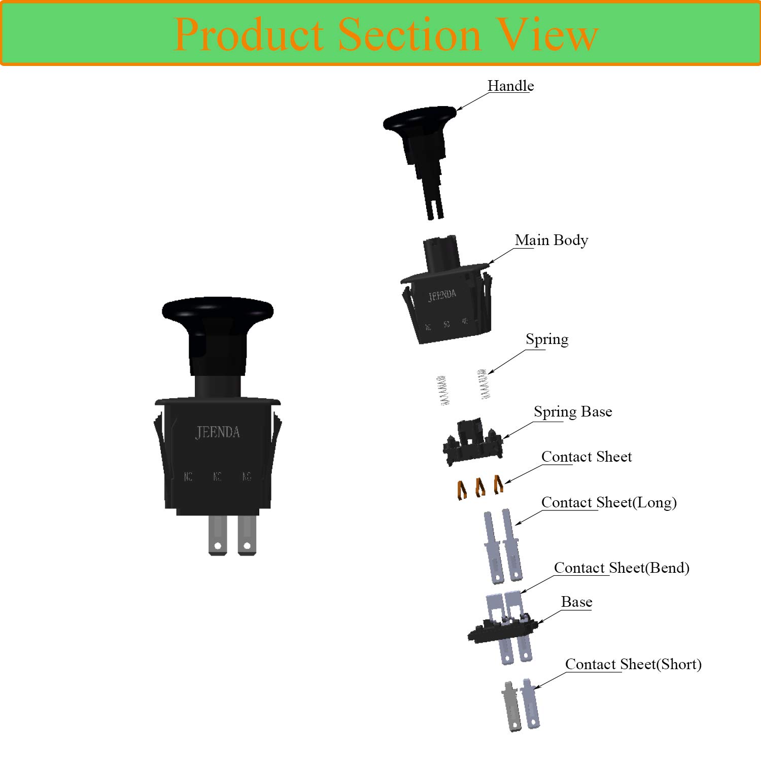 Amazon.com : JEENDA PTO Switch 430-095 95-7489 93-9998