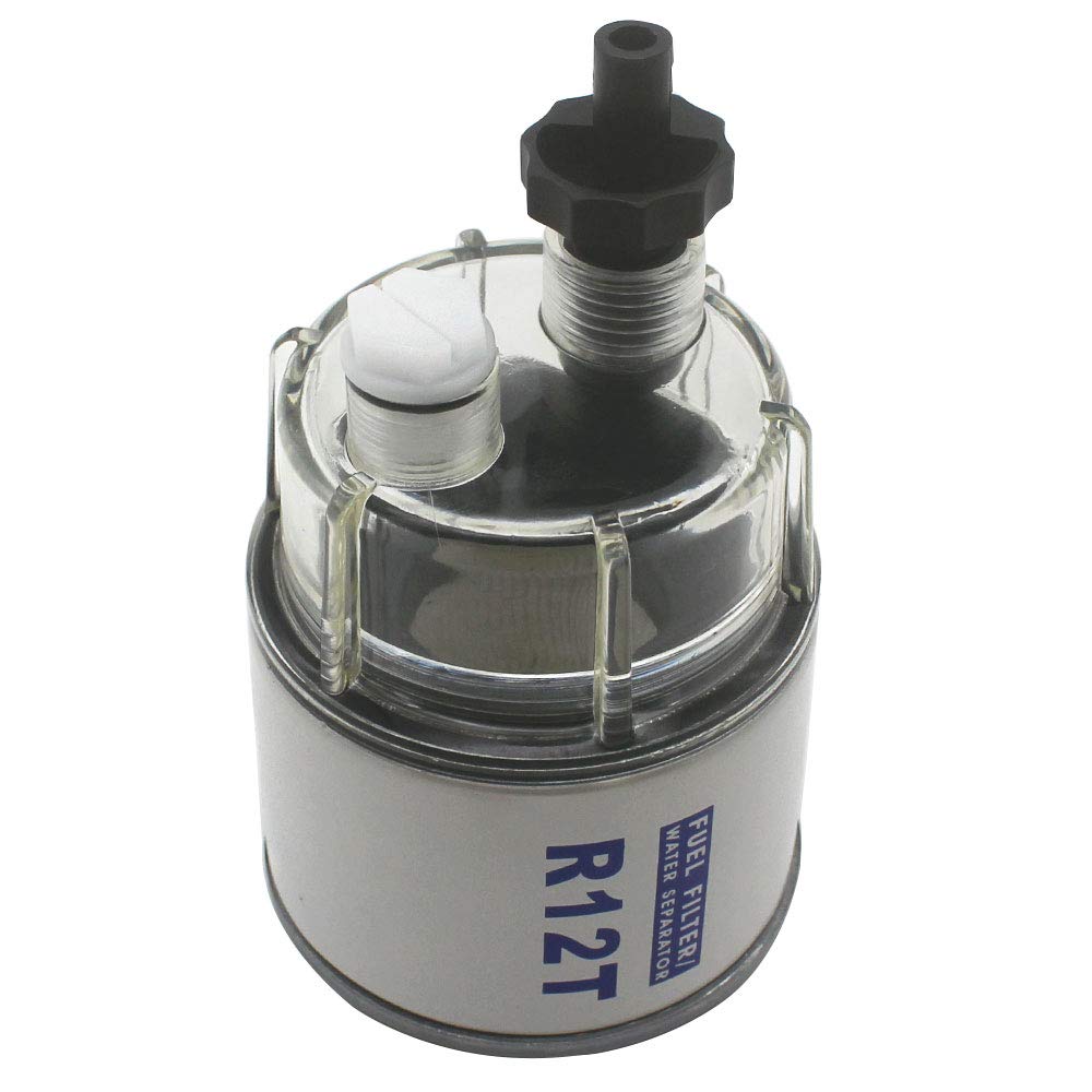 Buy KIPA R12T Fuel Filter Water Separator 120AT NPT ZG1/4-19 and Nylon ...