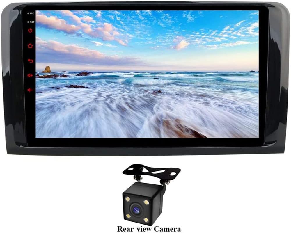 Android 8.0 in-Dash 9" Car Stereo Autoradio Head Unit Car Radio 8-Core RAM 4G ROM 32G Sat Nav Car GPS Navigation for Mercedes-Benz ML/GL (with Backup Camera and DVR)