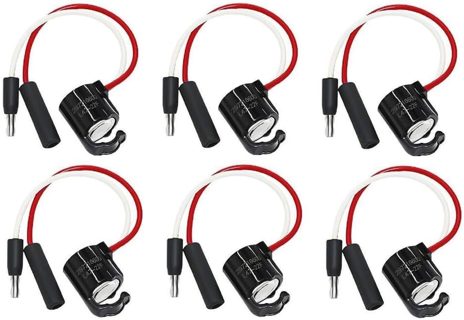 Replacement Part for 297216600 Defrost Thermostat Replacement For 5303917954 6-Pack Durable Repair Component for Home Equipment Appliance Repair Universal Long-Lasting Performance Kl217