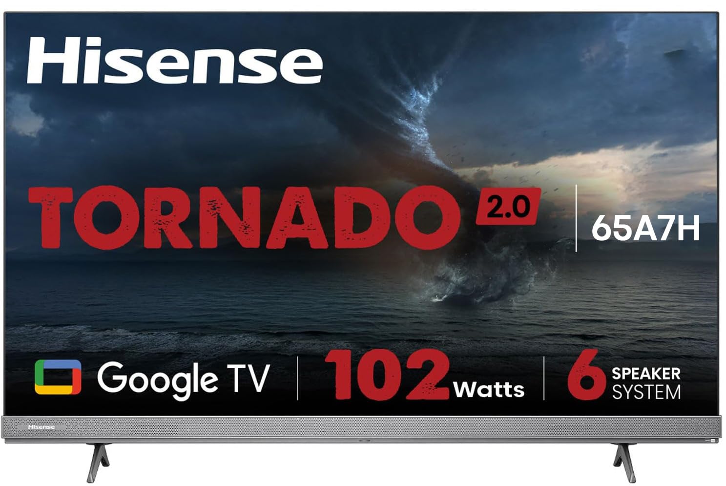 Hisense 164 cm (65 inches) Tornado 2.0 Series 4K Ultra HD Smart