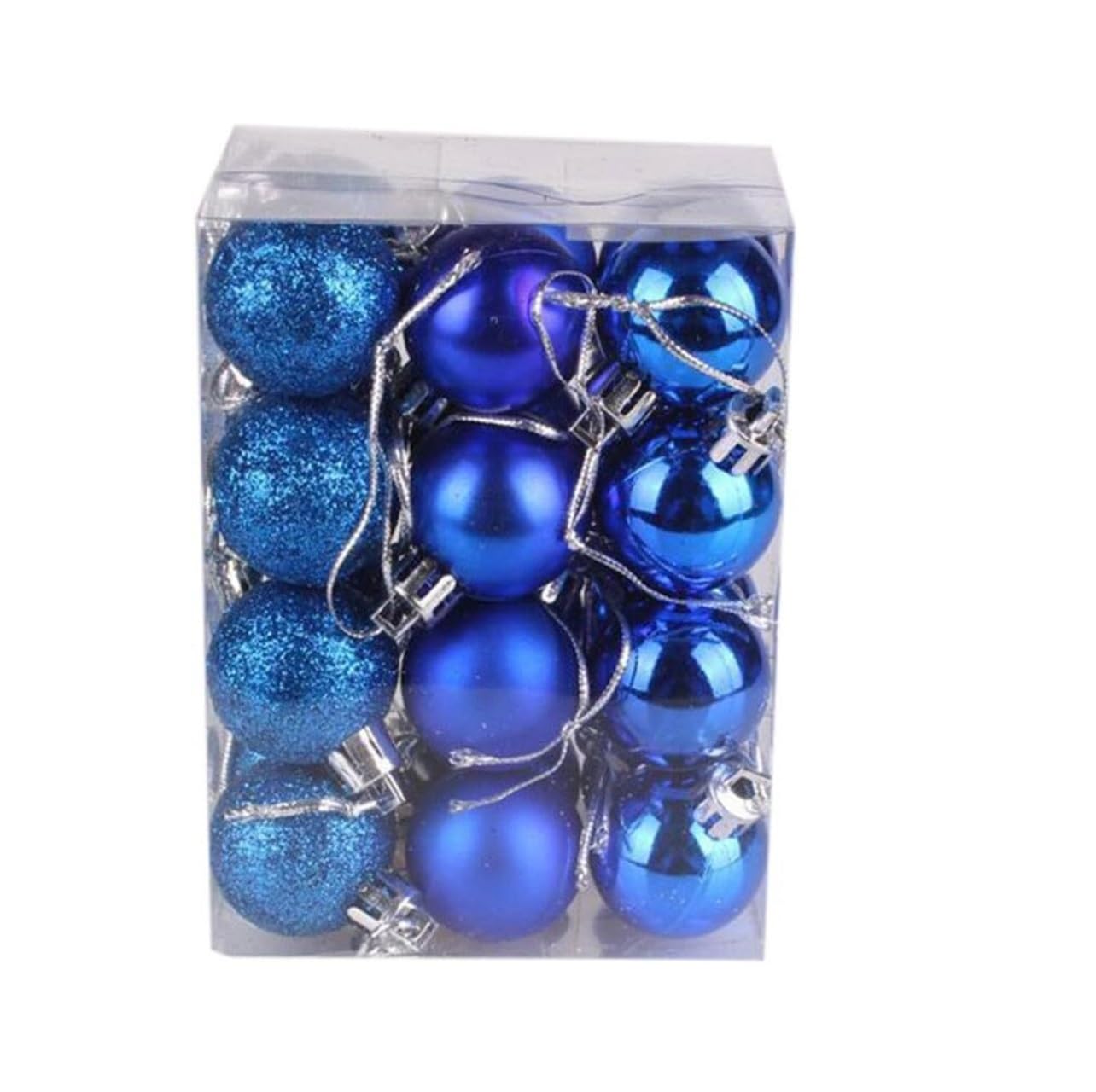 Set de Bolas de Navidad Bolas de Navidad 24 Uds Bolas De Navidad Decoraciones Navideñas De Plástico Adornos Para Interiores Y Exteriores Para Colgar Árboles Fiestas Navideñas Bolas para Arbol de Navid