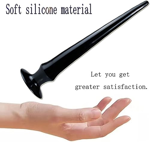 Miniatura 4 de Consolador de cuentas anales de silicona de gran tamaño con ventosa fuerte, consoladores súper largos y gruesos, tapón de trasero suave con cuentas