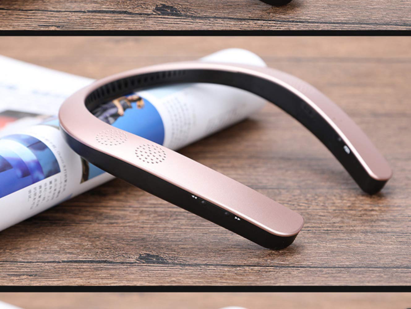5.0 Poręczny pałąk na kark Bezprzewodowe słuchawki stereo douszne Osobisty głośnik Głośnik Bluetooth Odtwarzacz MP3 Zestaw słuchawkowy Double the comfort