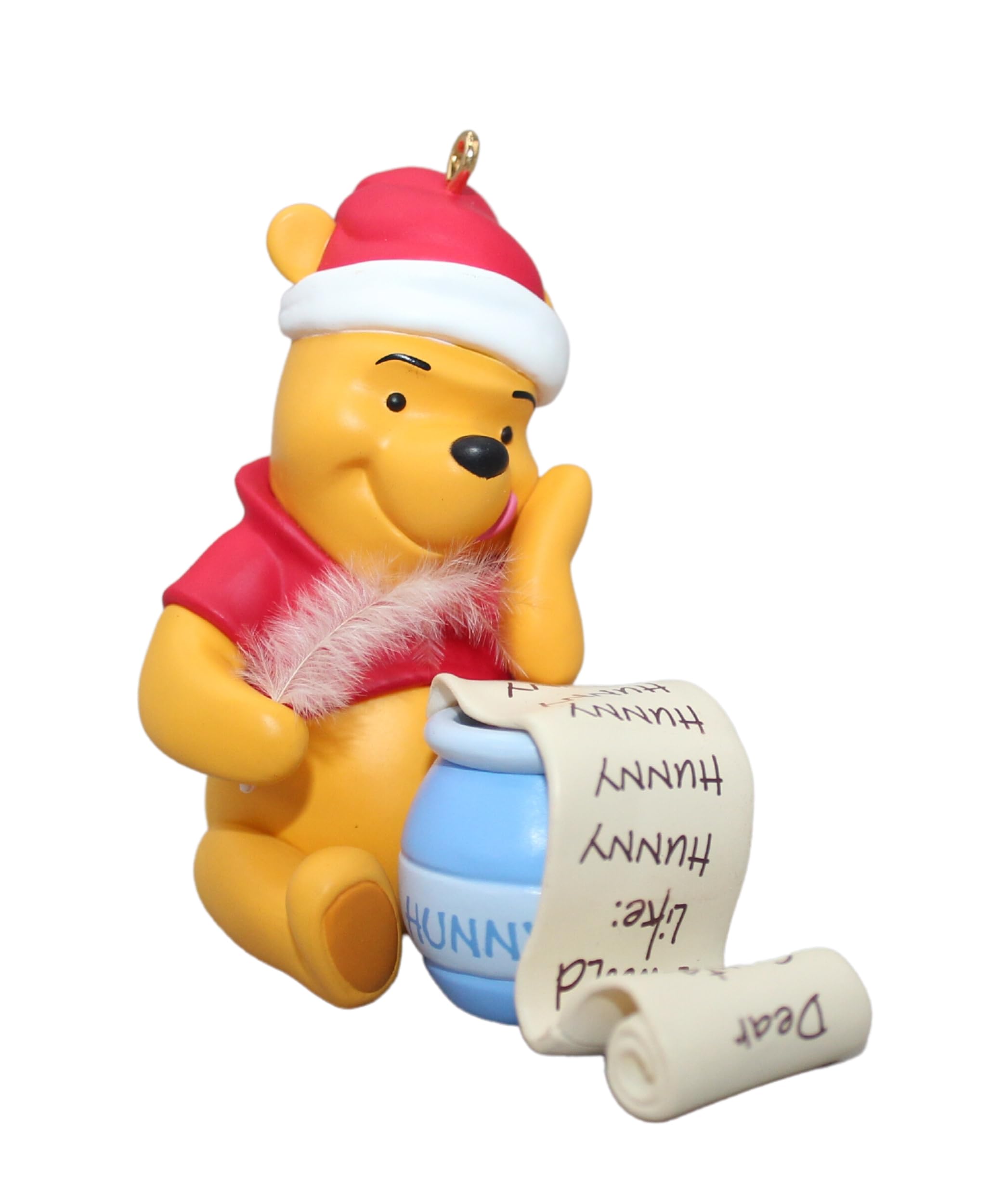 WINNIE THE POOH - POOH'S CHRISTMAS LIST 2006 Hallmark Ornament QXD8323