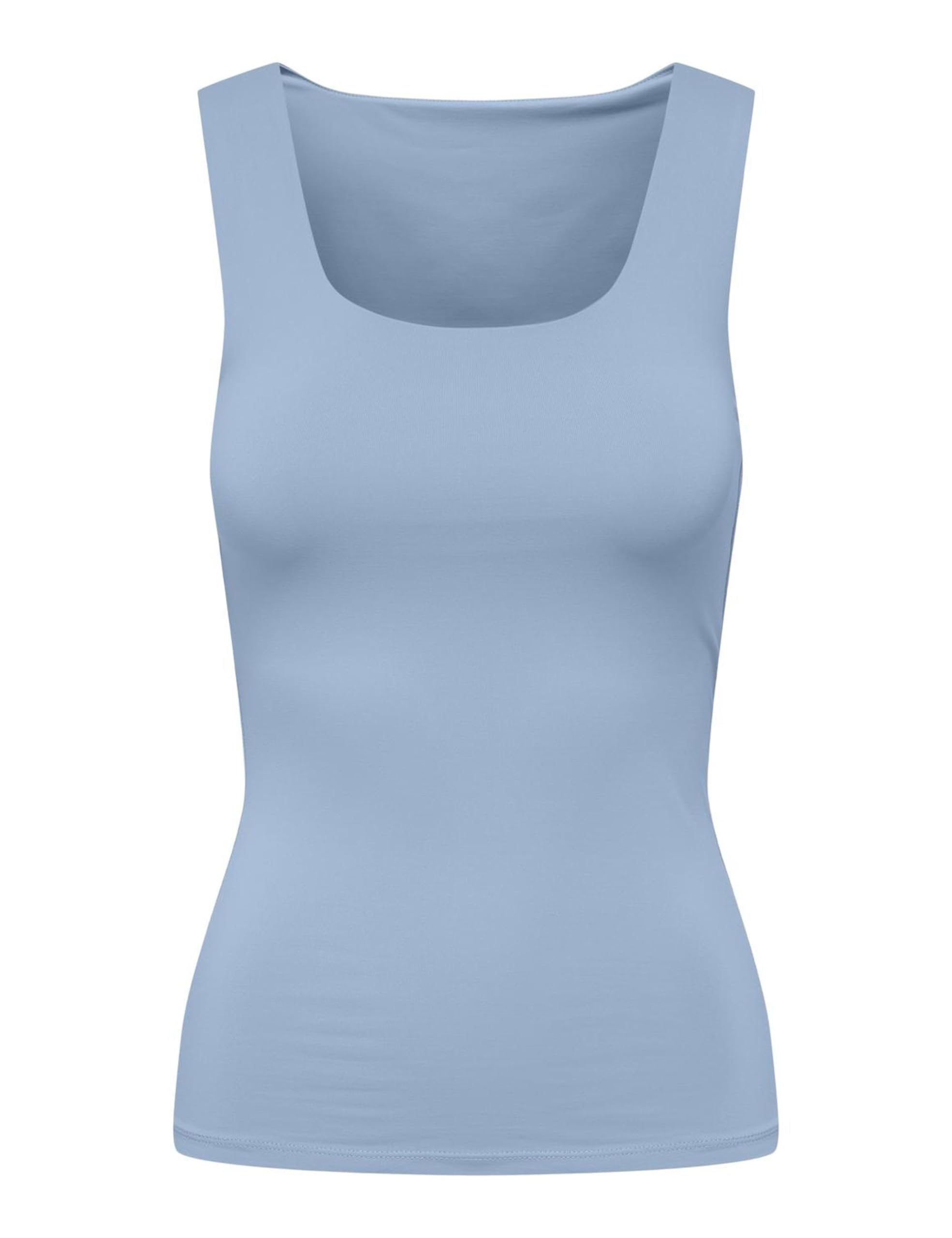 ONLY Damen Onlea S/L 2-Ways Fit Top JRS Noos, Soft Chambray, XX-Small
