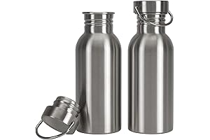 Yopay Wide Mouth Stainless Steel Sports Water Bottle