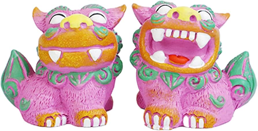 Amazon.co.jp: OBOROZUKI シーサー 置物 オブジェ インテリア 雑貨