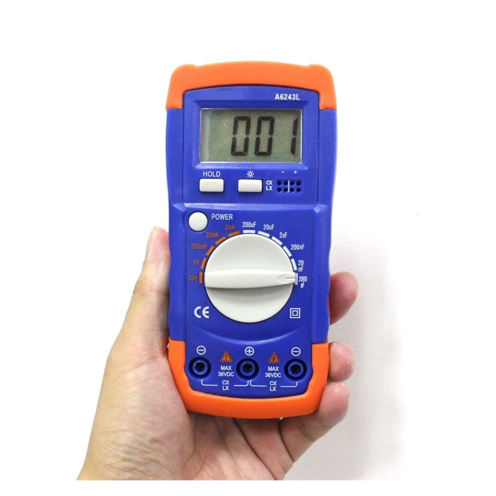 Digitales LCR-Messgerät, Kondensator-Induktivitätsmessgeräte, Tester, Elektrische Messgeräte Mit Summer(A6243L)