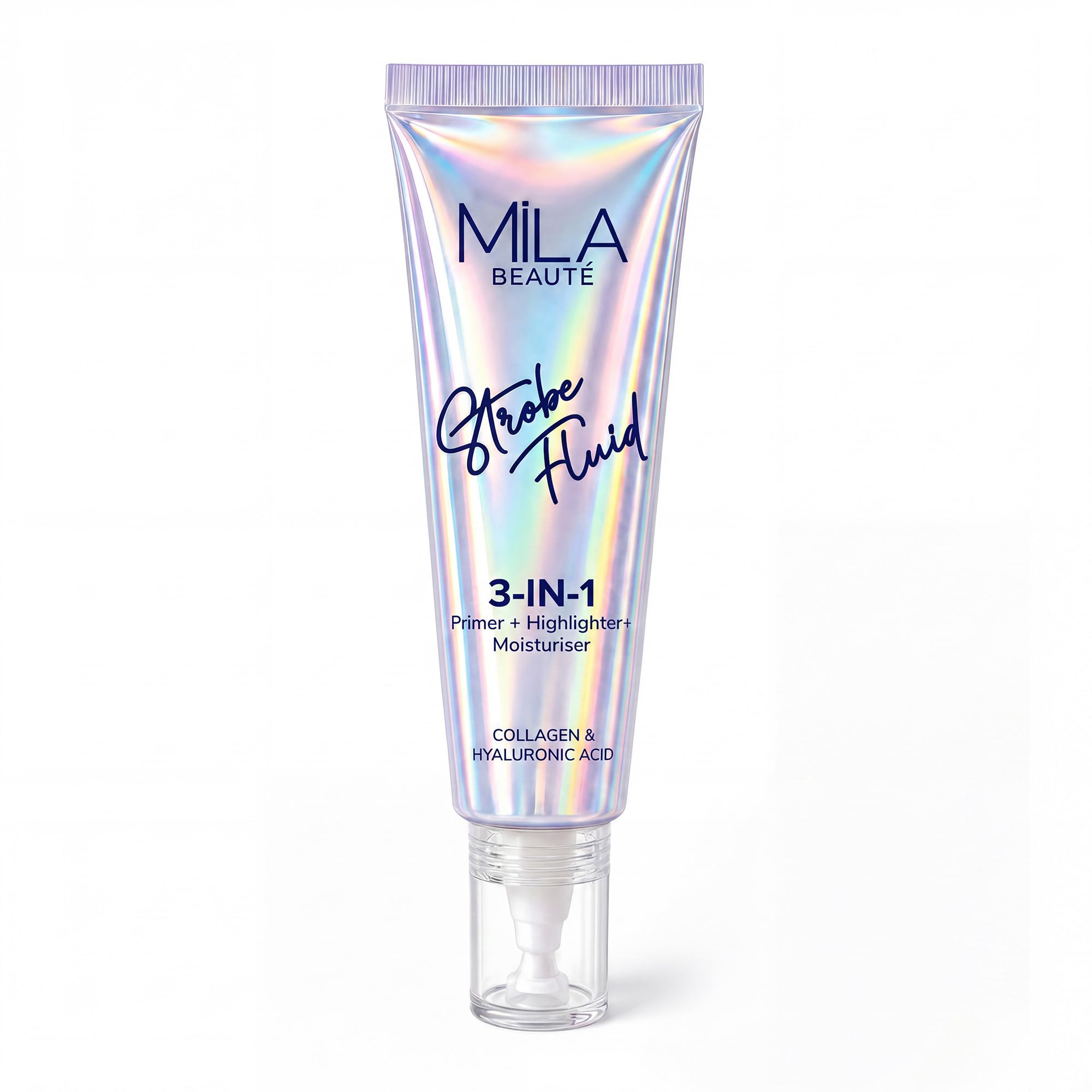 Mila Beaute Super Skin Strobe Fluid with Collagen & Hyaluronic Acid I Dewy Finish I Instant Glass Skin I Primer + Moisturiser I All Skin Types-PEARL GIRL-image-35