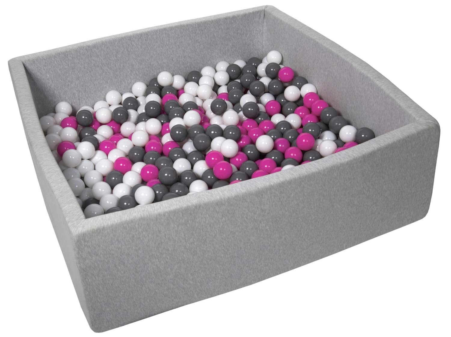 Piscine À Balles Pour Enfant, Diamètre Env.125 Cm, + 1200 Balles Noir Blanc 5903163118771 Piscine À Balles Pour Enfant, Diamètre Env.125 Cm, + 1200 Balles Noir Blanc 5903163118771