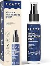 Arata Sea Salt Hair Texture Spray - 50ml | With Niacinamide & Biotin | For Instant Volume, Texture & Beachy Waves | Matte Finish | No-Alcohol Formula For Men & Women | Made For All Indian Hair Types
