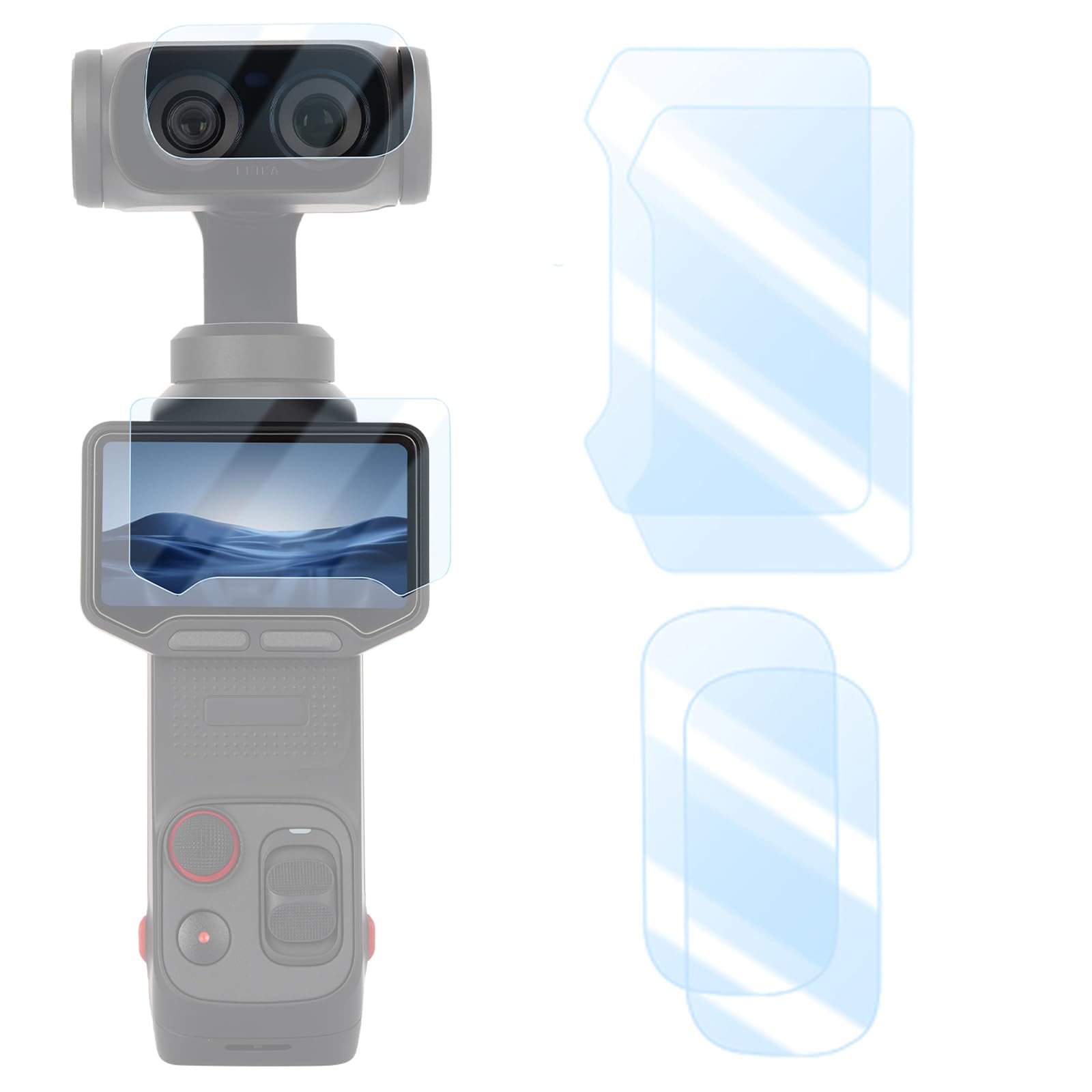 Vidrio templado Insta360 Luna Ultra protector AR de alta dureza 8