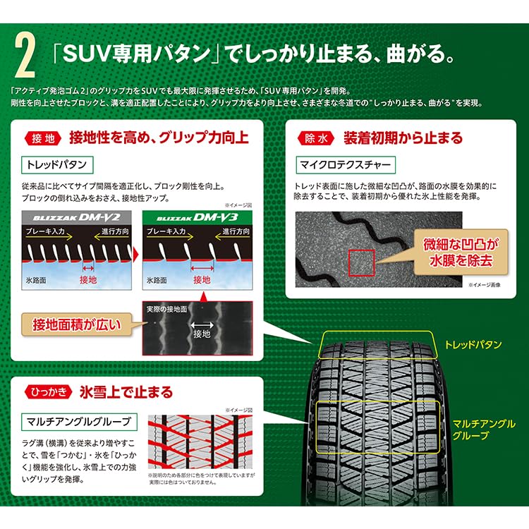 Amazon.co.jp: 4本セット BRIDGESTONE BLIZZAK DM-V3 255/45R20 101T