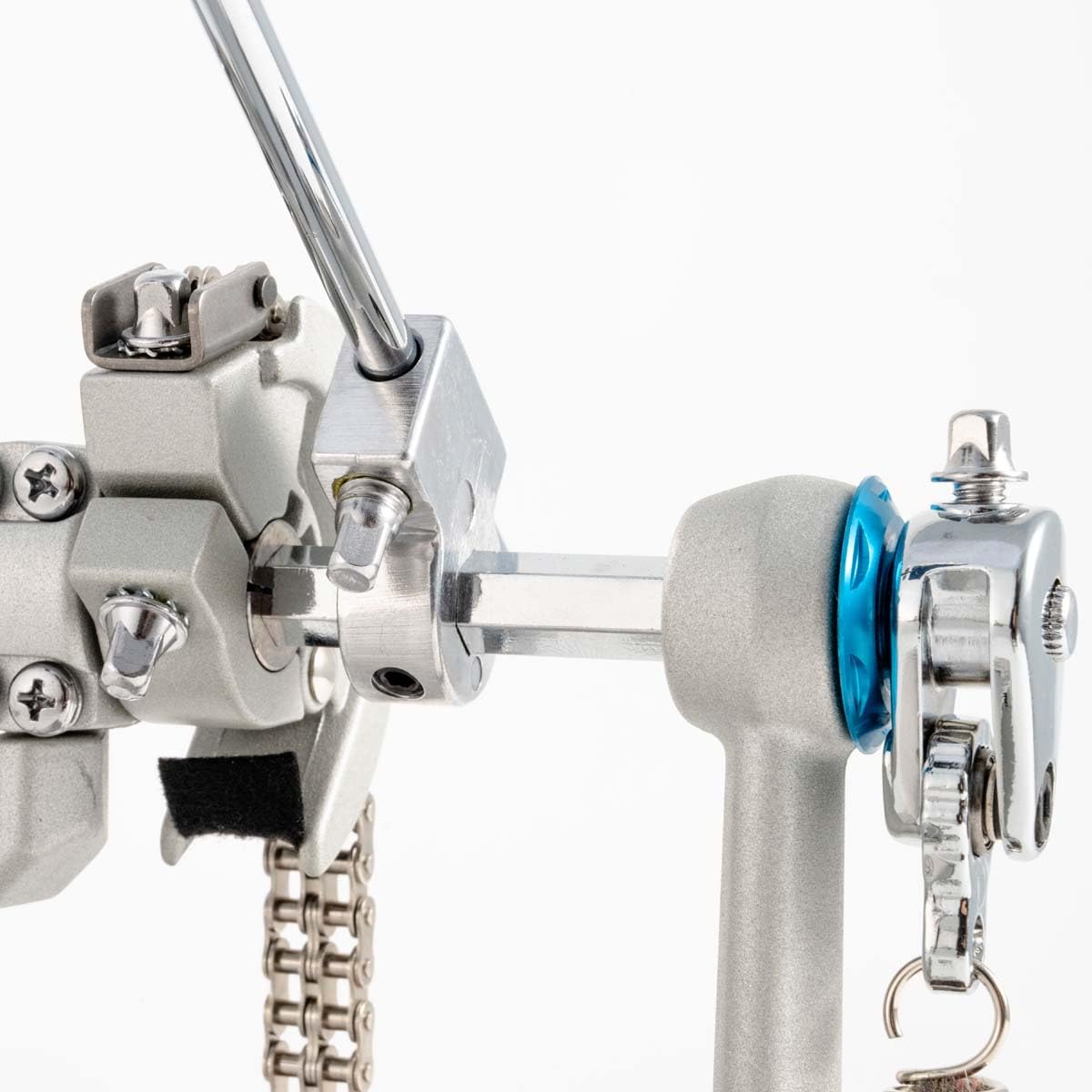 Dixon PP-P2D-EU - Macchina a doppio pedale con doppia catena, doppia chain drive, con custodia, batteria a pedale per basso