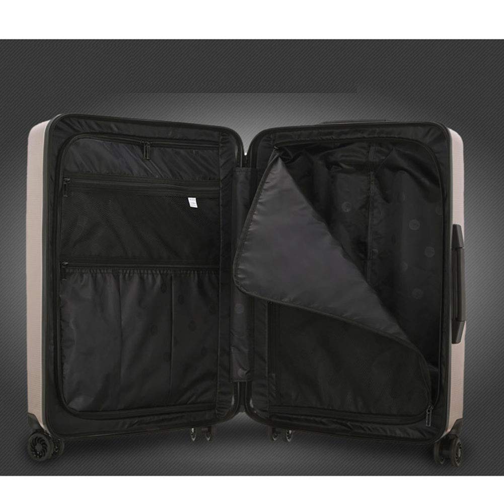 Valigie Striped Girevoli,Valigia da Viaggio Trolley Rigide Leggere,Chiusura di Sicurezza TSA, 54cm,65cm