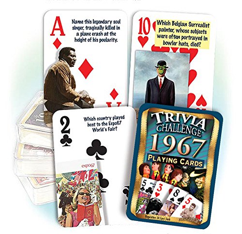 Flickback 1967 Trivia Playing Cards