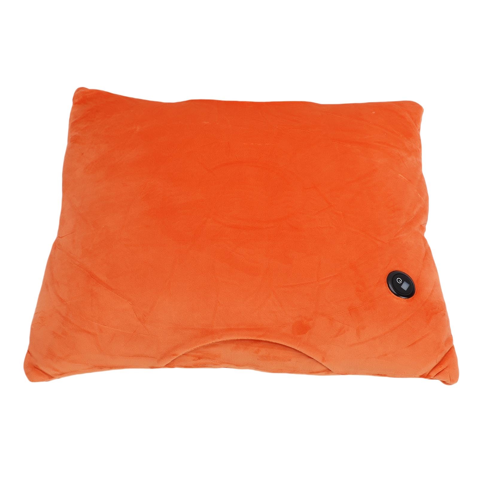 Alomejor Almohada Calefactable con 3 Ajustes de Temperatura, Almohada Eléctrica de Calentamiento Rápido para Aliviar el Dolor de Cuello, Espalda y Hombros, Funda Lavable de Terciopelo Suave para