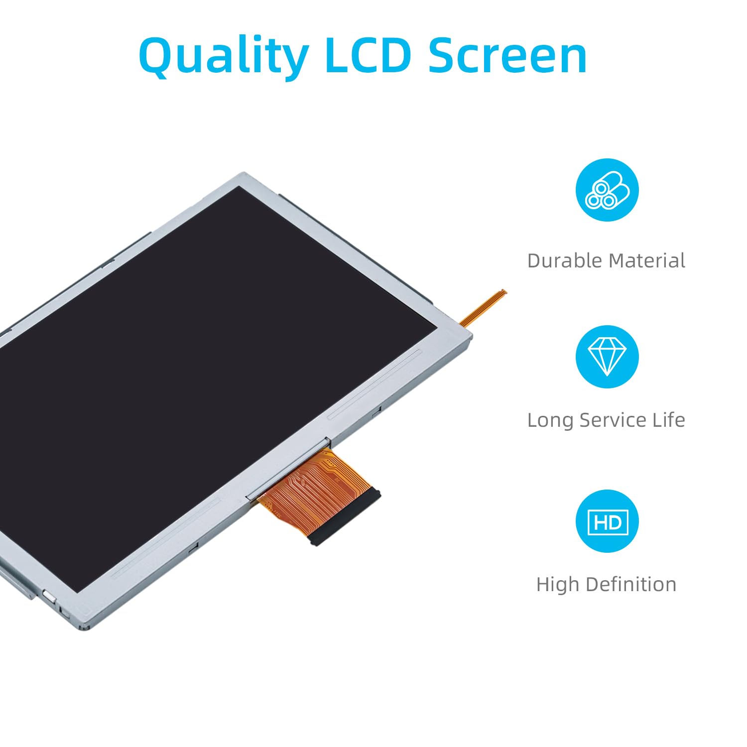 Mcbazel Display TFT a cristalli liquidi per Nintendo WII U GamePad