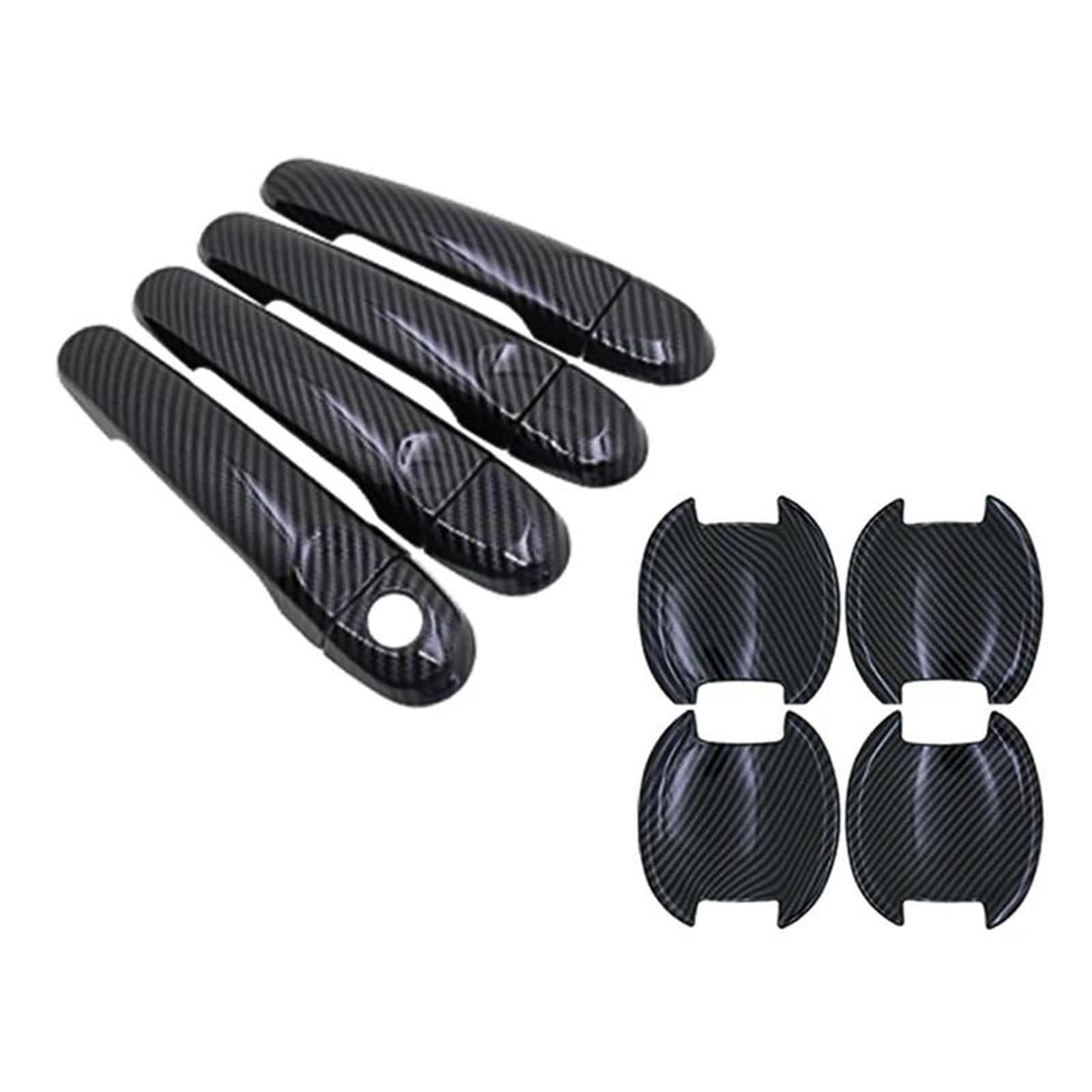 Yueyzhk Style 10 Car Outer Door Handle Cover Trim For Nissan For Tiida For Pulsar C12 Mk2 2011~2023 Accessories Stickers Gadgets(Style 10)