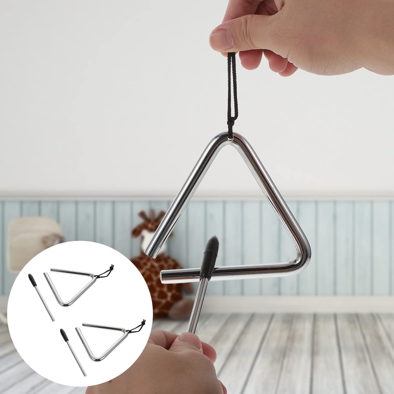 Amazon | GREENADSCAPE 2本セット 三角形 子供の音楽啓発 キッズ