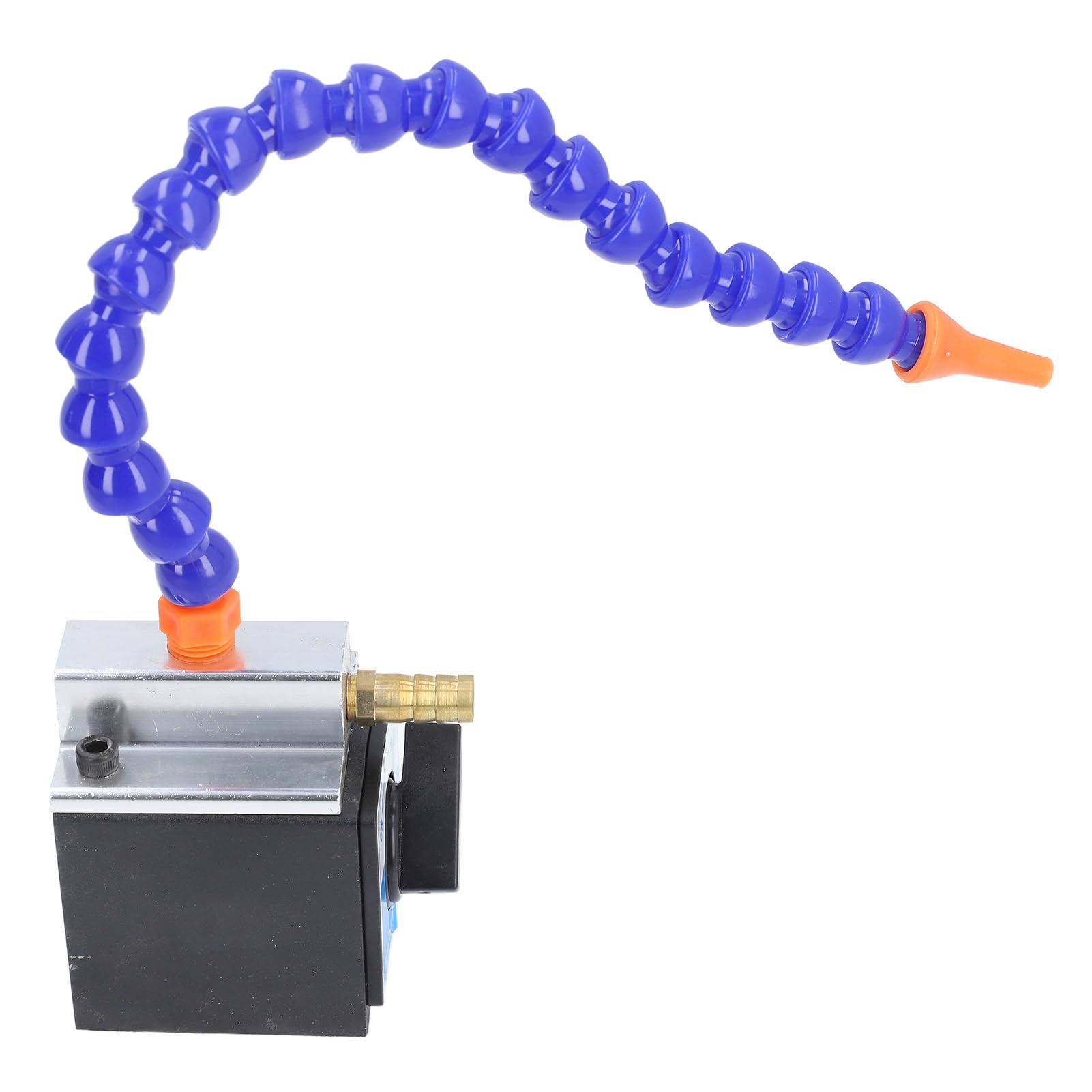 Magnetic Base Coolant Hose, 1/4in Inlet 1/2in Outlet 300mm Long Oil Coolant Pipe Adjustable Magnetic Base Holder Magnetic Base for Coolant Hose Accessory