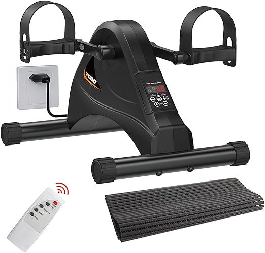 MERACH Mini Crosstrainer Für Zuhause - Untertisch Ellipsentrainer Mit Fernbedienung