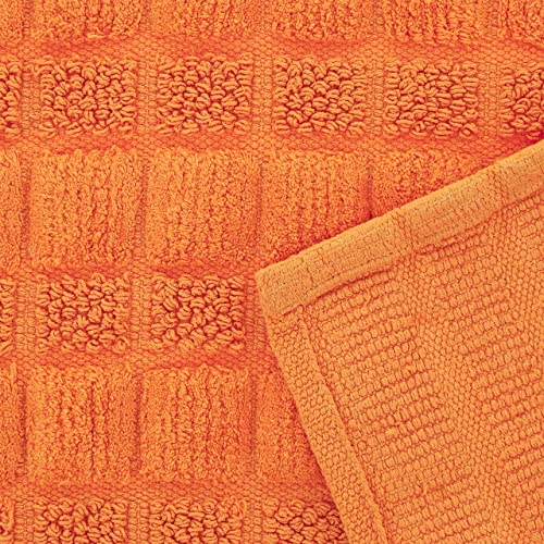 Relaxdays Cotton, 60 x 40 cm, Non-Slip, Washable, Bath Mat, Rectangular, Orange - Cosy Home Interiors Relaxdays Cotton, 60 x 40 cm, Non-Slip, Washable, Bath Mat, Rectangular, Orange - Image 7