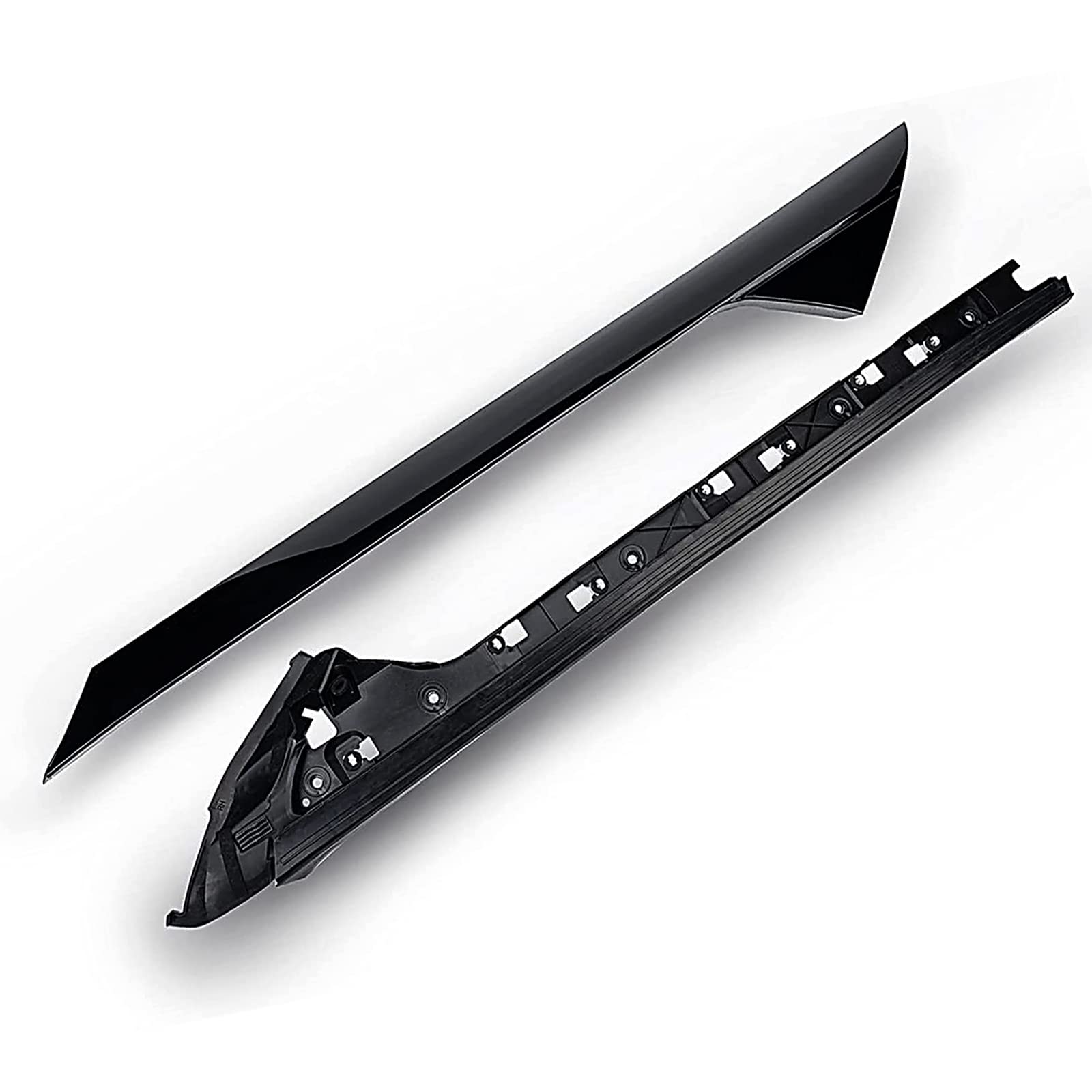 Windshield A-Pillar Molding Right Passenger Side 926-451 BB5Z-7803136-AB W/Side Tape Compatible with Ford Explorer 2011-2019 BB5Z-7803144-AA Front Windshield Outer Pillar Trim Molding (Outer & Inner)