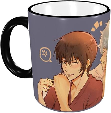 Amazon 坂田 銀時 陶器カップ マグ 耐高温 軽量 かわいい おしゃれ アニメ キャラクター 贈り物 子ども 男女兼用 Danesi ホーム キッチン 通販