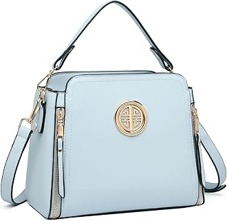 Miss Lulu Handbags for Women Cross Body Bags Ladies Fashion Shoulder Bag Girls PU Leather Top Handle Bag