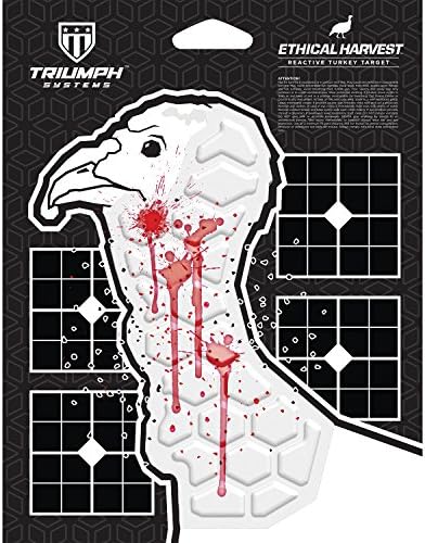 Triumph Systems Threat Down Bleeding Targets - Reactive Target - Shooting Target - Reactive Splatter Target - Targets for Shooting