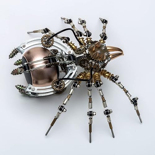 Miniatura 4 de Rompecabezas de metal 3D araña con altavoz, kit de modelo de metal 3D, regalos para niños y adolescentes, decoración del hogar