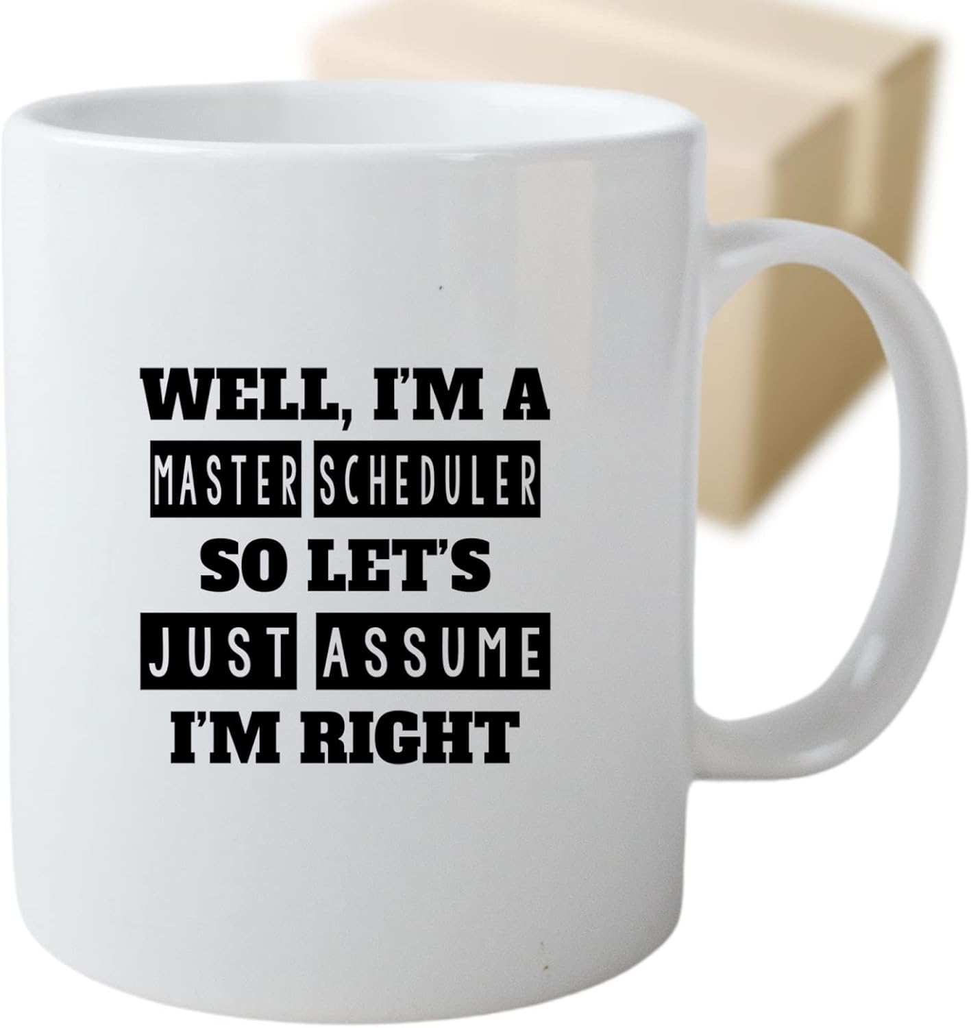 Coffee Mug Graduation Gift, Well, i'm a Scheduler So Let's