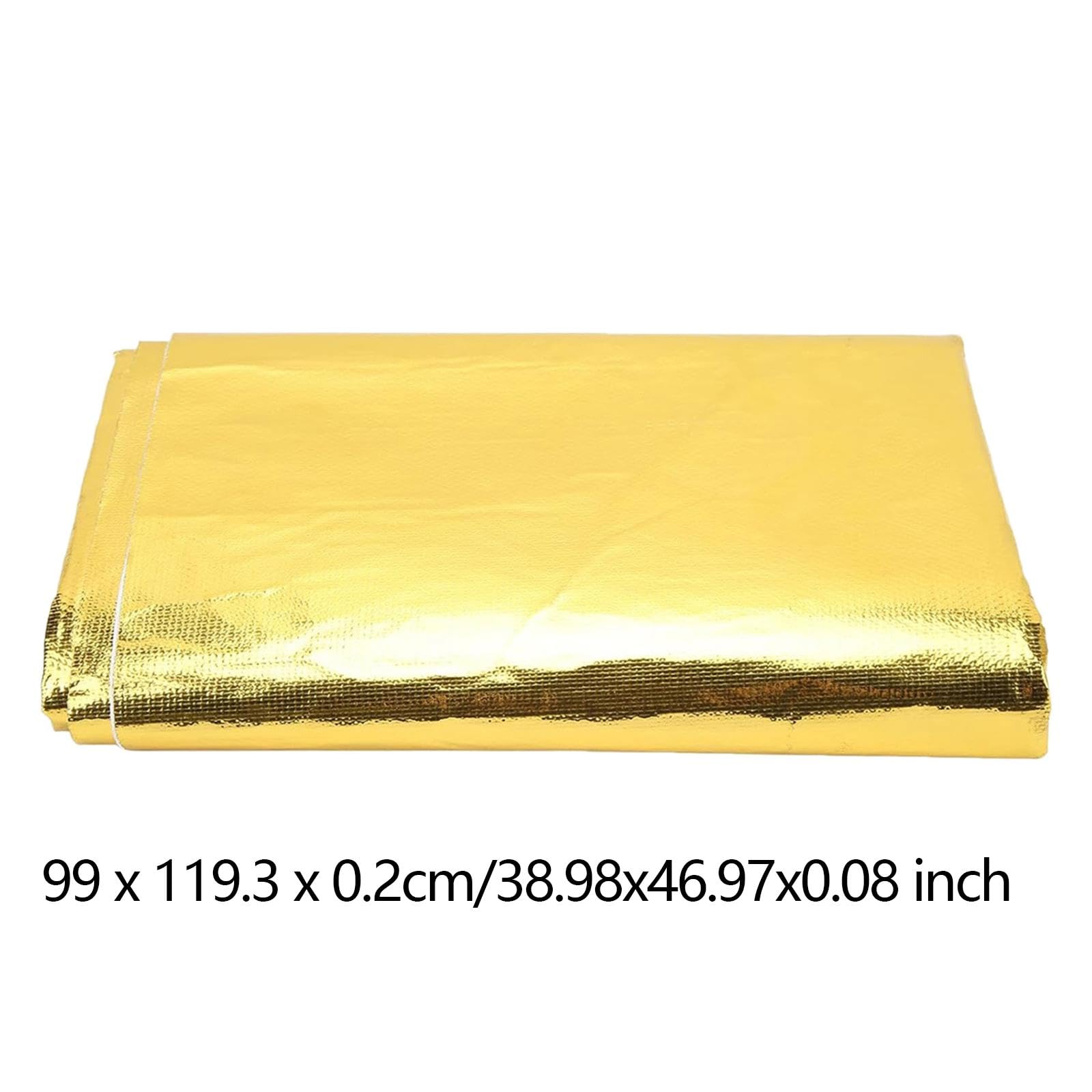 Osłona termiczna wydechu Taśma termoizolacyjna o wymiarach 99x119 cm Arkusz termoizolacyjny