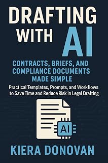 Drafting with AI: Contracts, Briefs, and Compliance Documents Made Simple: Practical Templates, Prompts, and Workflows to Save Time and Reduce Risk in ... (The AI Legal Advantage Series Book 2)