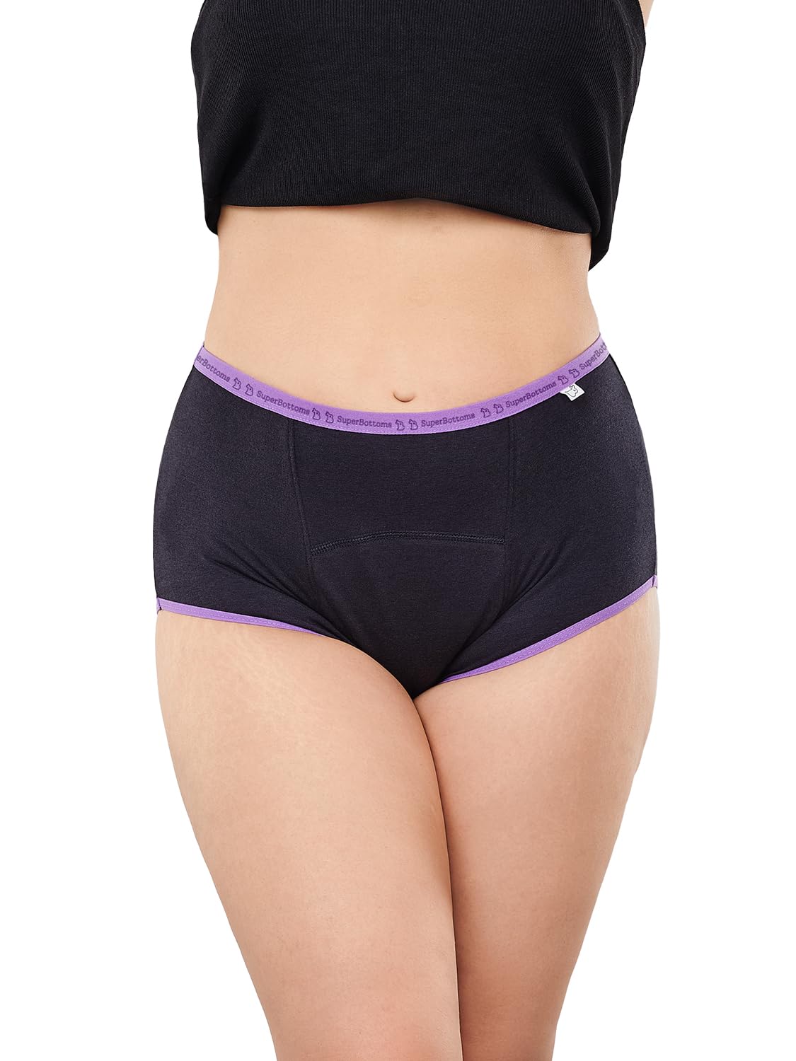 MaxAbsorb® Period Underwear | Period Panty for Women | 8Hr Absorption | No Leaks, No Stains | High Waist, Full Coverage | Bamboo Fabric + Cotton - Pack of 1